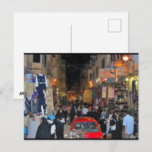 Het ritme van de Luxor-markt Briefkaart