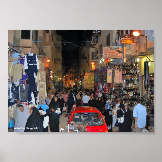 Het ritme van de Luxor-markt Poster (Voorkant)