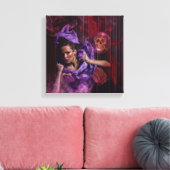 Het Ritual van de Witches Canvas Afdruk (Insitu (Woonkamer))