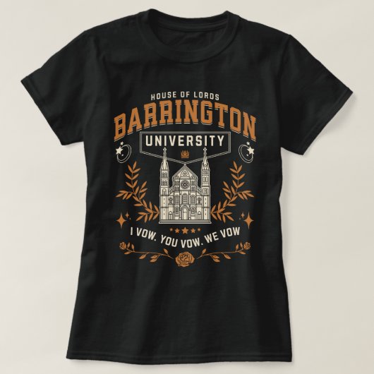 Het ritueel van de Barrington University Fantasy R T-shirt (Design voorkant)