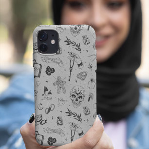 Het rituele patroon van de heks iPhone 16 hoesje