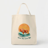 Het River Life Beer | Leuke digitale kunst Tote Bag (Voorkant)