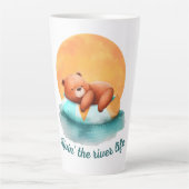 Het River Life Beer | Leuke Latte Mok (Voorkant)