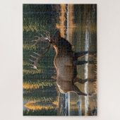 Het rivier doorwaden legpuzzel (Verticaal)