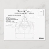 Het RMS Queen Mary Briefkaart Collectie (Achterkant)