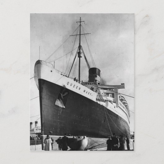Het RMS Queen Mary Briefkaart Collectie (Voorkant)