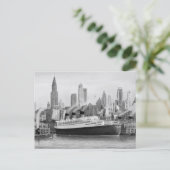 Het RMS Queen Mary Briefkaart Collectie (Staand voorkant)