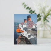 Het RMS Queen Mary Briefkaart Collectie (Staand voorkant)