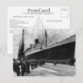 Het RMS Queen Mary Briefkaart Collectie (Voorkant / Achterkant)
