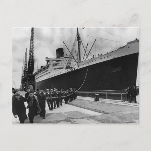 Het RMS Queen Mary Briefkaart Collectie (Voorkant)