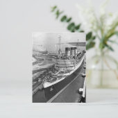 Het RMS Queen Mary Briefkaart Collectie (Staand voorkant)