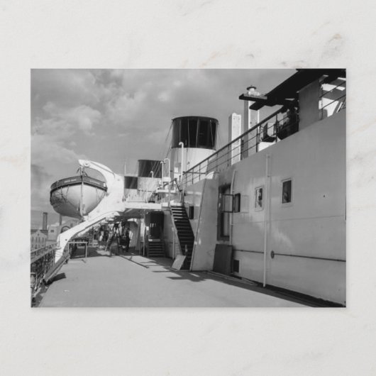 Het RMS Queen Mary Briefkaart Collectie (Voorkant)