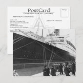 Het RMS Queen Mary Briefkaart Collectie (Voorkant / Achterkant)
