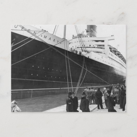 Het RMS Queen Mary Briefkaart Collectie (Voorkant)
