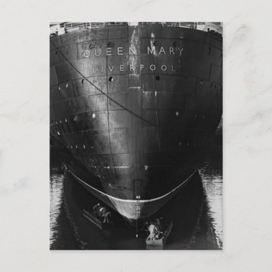 Het RMS Queen Mary Briefkaart Collectie (Voorkant)