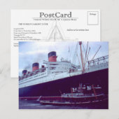 Het RMS Queen Mary Briefkaart Collectie (Voorkant / Achterkant)