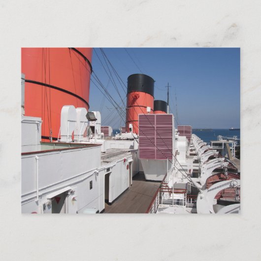 Het RMS Queen Mary Briefkaart Collectie (Voorkant)