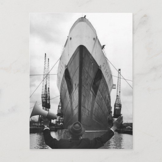 Het RMS Queen Mary Briefkaart Collectie (Voorkant)
