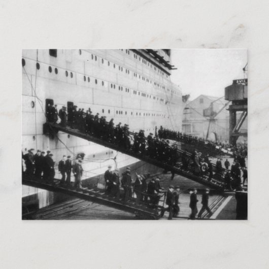 Het RMS Queen Mary Briefkaart Collectie (Voorkant)