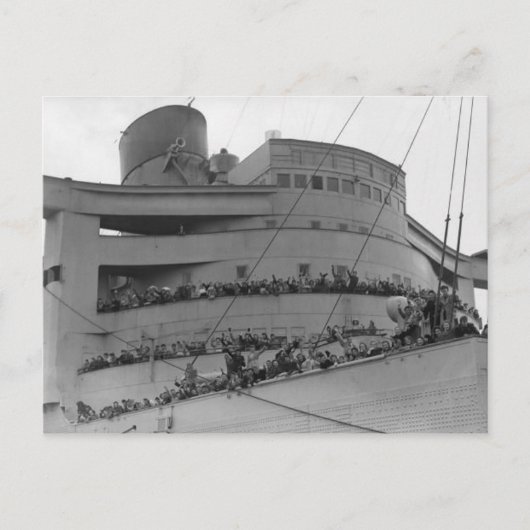 Het RMS Queen Mary Briefkaart Collectie (Voorkant)