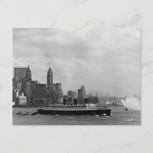 Het RMS Queen Mary Briefkaart Collectie (Voorkant)
