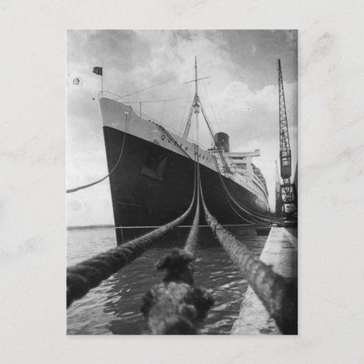 Het RMS Queen Mary Briefkaart Collectie (Voorkant)