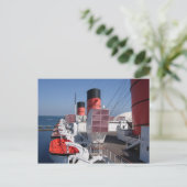 Het RMS Queen Mary Briefkaart Collectie (Staand voorkant)