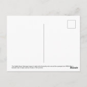 Het robijnrode Rode Kolossale Stof van de Ster Briefkaart (Achterkant)