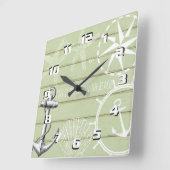 Het Robuuste Nautical Life is beter op het strand Vierkante Klok (Hoek)