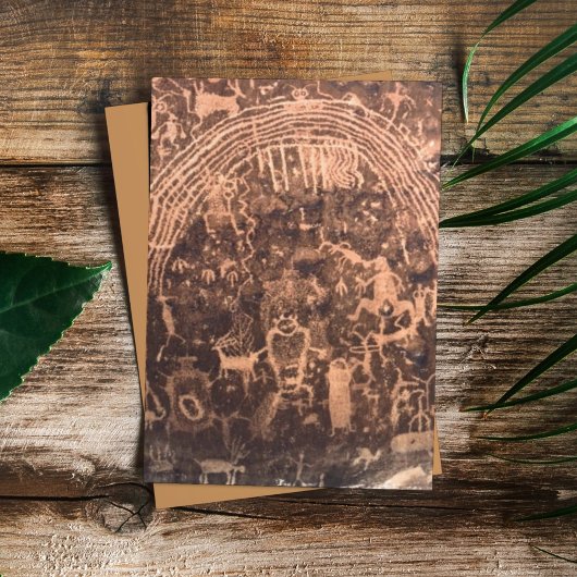 Het Rochester Panel Pictograph Utah Wenskaart