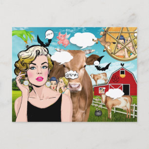 Het roddels Briefkaart