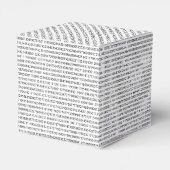 Het rode Aantal pi is een wiskundig constant symbo Bedankdoosjes (Achterkant)