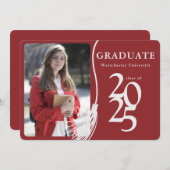 Het Rode Afstudeerder Foto Afstuderen 2025 Kaart (Voorkant / Achterkant)