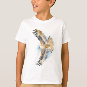 Het rode Art. van de Havik van de Staart T-shirt
