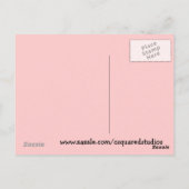 Het rode briefkaart van Cupcake van het Fluweel (Achterkant)
