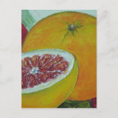 Het rode Briefkaart van de Grapefruit (Voorkant)