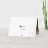 Het rode de kunsthuwelijk van de waratahbloem kaart (Achterkant)