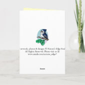 Het rode De steel verwijderde van Wenskaart van de Kaart (Achterkant)