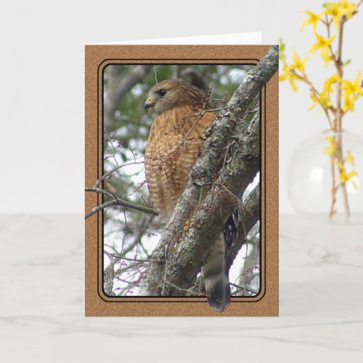 Het rode De steel verwijderde van Wenskaart van de Kaart (Gele Bloem)