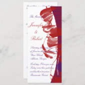 Het rode en Paarse Programma van het Bladontwerp H Programmakaart (Voorkant / Achterkant)