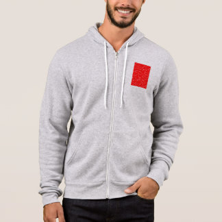 Het rode en witte patroon. hoodie