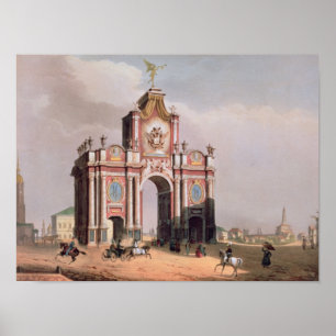 Het Rode Gate in Moskou Poster