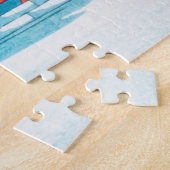 Het Rode Gate van Hongo in Sneeuw door Hiroaki Tak Legpuzzel (Zijkant)