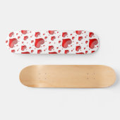 Het Rode Geest van de val (u kiest AchtergrondKleu Persoonlijk Skateboard (Horizontaal)