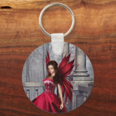 Het Rode Glamour Fairy Sleutelhanger (Voorkant)