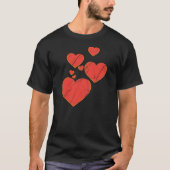 Het rode hart is het symbool van de liefde voor Va T-shirt (Voorkant)