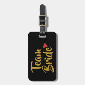 Het Rode Hart van de Bruid van het team Bagagelabel (Voorkant verticaal)