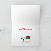 Het Rode Hart van de Valentijnsdag Feestdagen Kaart (Binnen)