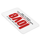 Het rode Hoofd over Halen sparen de Magnet van de  Magneet (Rechterzijde)