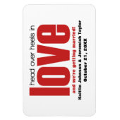 Het rode Hoofd over Halen sparen de Magnet van de  Magneet (Verticaal)